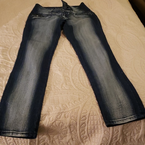Designer fancy stretch jeans - Picture 3 of 8